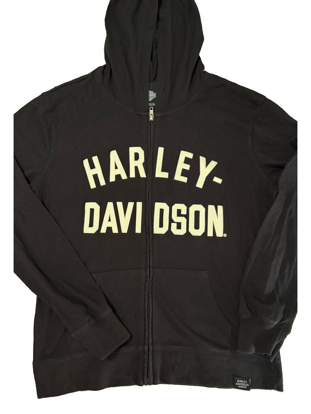 Harley-Davidson Museum Wmn’s Full Zip Hoodie Black XL Slim